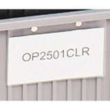 Non-ESD Snap-On Clear Vinyl Ticket Holder for Metro Totes, 3 x 5" redirect to product page